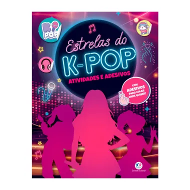Livro Estrelas do K-Pop Atividades e Adesivos Ciranda Cultural