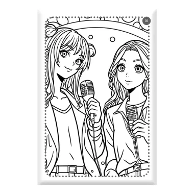 Livro Estrelas do K-Pop 365 Desenhos para Colorir Ciranda Cultural