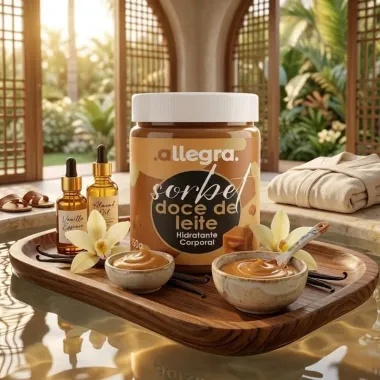 Hidratante Corporal Allegra Sorbet Doce de Leite 150g