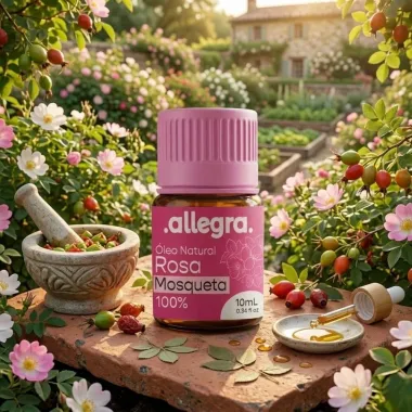&Oacute;leo Natural Allegra Rosa Mosqueta 100% 10ml