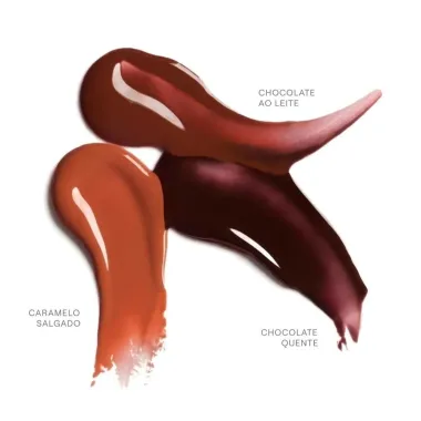 Gloss Labial Trio Hidra Choco Boca Rosa 3 Unidades de 3g cada