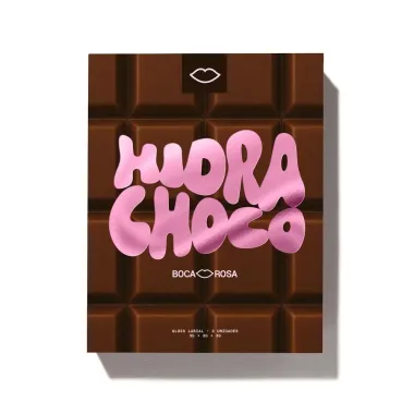 Gloss Labial Trio Hidra Choco Boca Rosa 3 Unidades de 3g cada