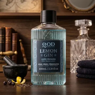 Lo&ccedil;&atilde;o P&oacute;s Barba QOD Barber Lemon Gin 100ml