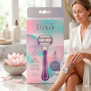 Aparelho para Depilar Viceroy Diva 5 L&acirc;minas 1 Cabo e 1 Refil