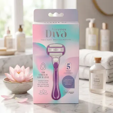Aparelho para Depilar Viceroy Diva 5 L&acirc;minas 1 Cabo e 1 Refil