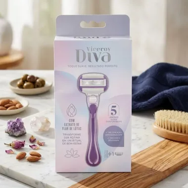 Aparelho para Depilar Viceroy Diva 5 L&acirc;minas 1 Cabo e 1 Refil