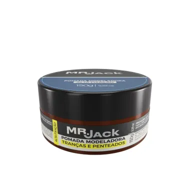 Pomada Modeladora Capilar Mr Jack Tran&ccedil;as e Penteados 70g