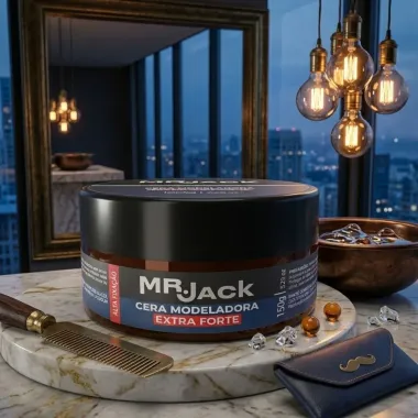 Cera Modeladora para Cabelo Mr Jack Extra Forte Alta Fixa&ccedil;&atilde;o 150g