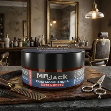Cera Modeladora para Cabelo Mr Jack Extra Forte Alta Fixa&ccedil;&atilde;o 150g