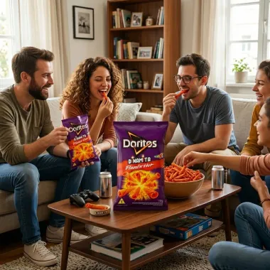 Doritos Dinamita Flamin Hot Sabor Carne Defumada Picante 110g