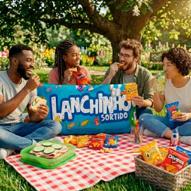 Lanchinho Sortido Elma Chips com 5 Unidades