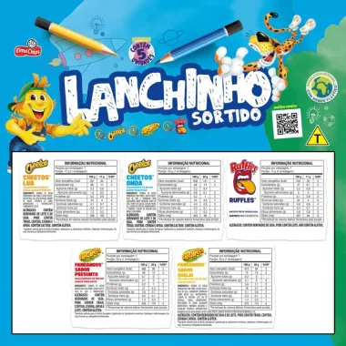 Lanchinho Sortido Elma Chips com 5 Unidades