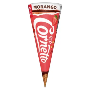 Sorvete Kibon Cornetto Sabor Morango 65g