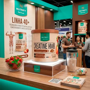 Creatine HBM 40+ Nutrify Sabor Morango 300g