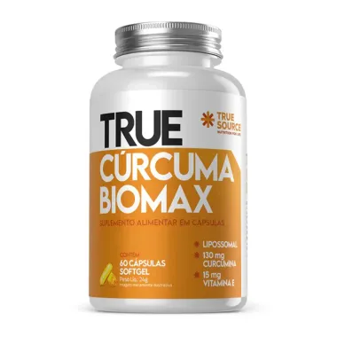 C&uacute;rcuma Biomax True Source com 60 C&aacute;psulas Softgel
