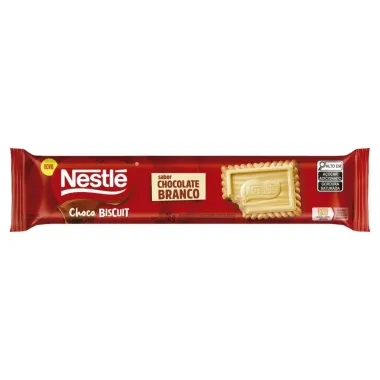 Biscoito Nestl&eacute; Choco Biscuit Chocolate Branco 78g
