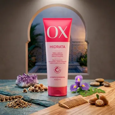 Condicionador OX Hidrata Cabelos Desidratados e Sem Movimento 400ml