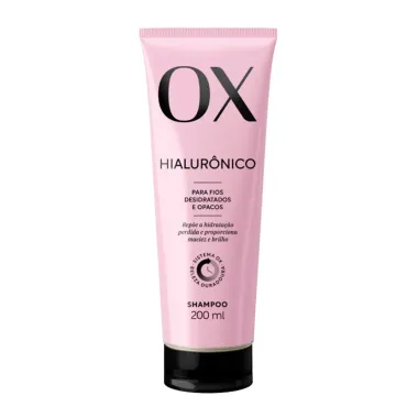 Shampoo OX Hialur&ocirc;nico Fios Desidratados e Opacos 200ml e Condicionador 170ml