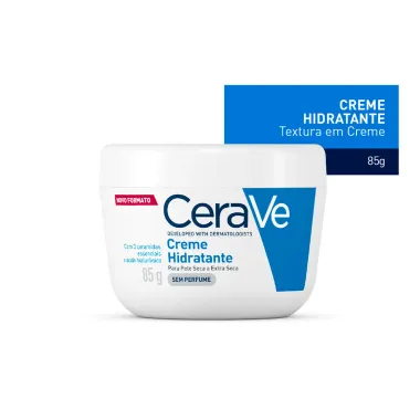 CeraVe Creme Hidratante para Pele Seca e Extra Seca Sem Perfume 85g