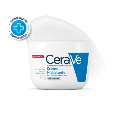 CeraVe Creme Hidratante para Pele Seca e Extra Seca Sem Perfume 85g