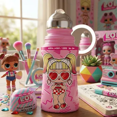 Bala L&iacute;quida Roll-on L.O.L. Surprise Sabor Morango