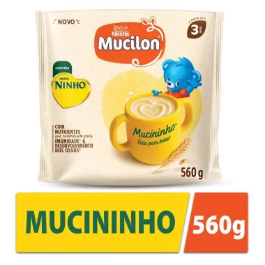 Cereal Infantil Mucininho a Partir dos 3 Anos Sach&ecirc; 560g