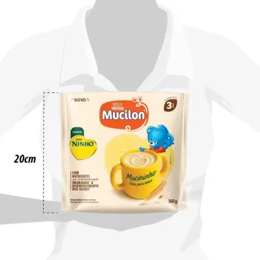 Cereal Infantil Mucininho a Partir dos 3 Anos Sach&ecirc; 560g