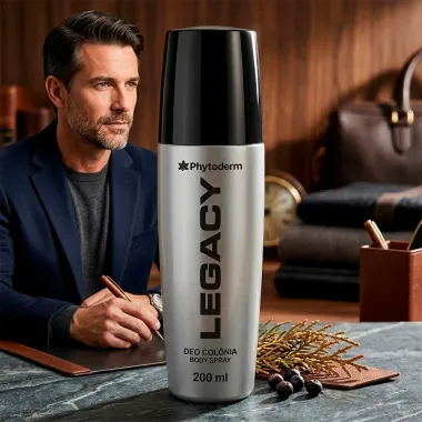 Deo Col&ocirc;nia Phytoderm Legacy Body Spray Masculino 200ml