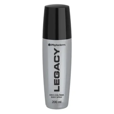 Deo Col&ocirc;nia Phytoderm Legacy Body Spray Masculino 200ml