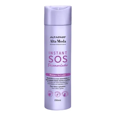 Shampoo Matizador Alta Moda Instant SOS Desamarelador 250ml