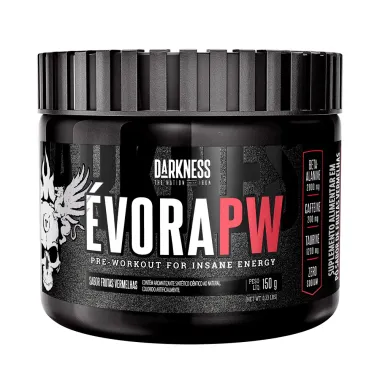 Pr&eacute; Treino &Eacute;vora PW Sabor Frutas Vermelhas 150g