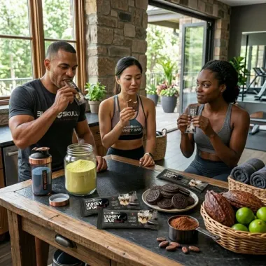 Barra de Prote&iacute;na Whey Bar Gourmet Sabor Cookies e Cream 12g de Prote&iacute;na 40g