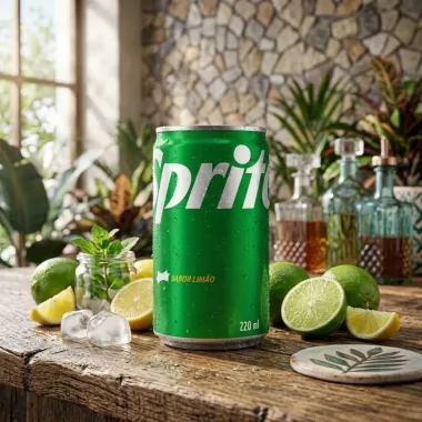 Refrigerante Sprite Sabor Lim&atilde;o Lata 220ml