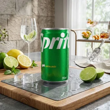 Refrigerante Sprite Sabor Lim&atilde;o Lata 220ml