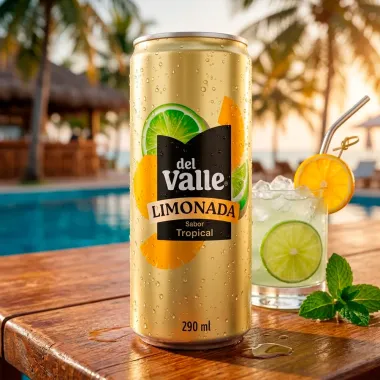 Suco Del Valle Limonada Sabor Tropical Lata 290ml