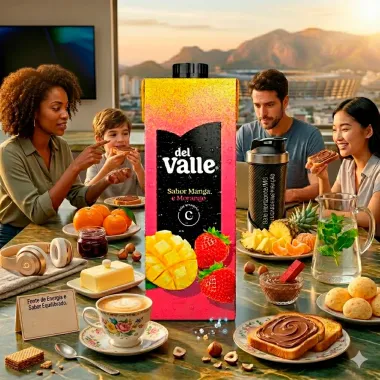 Suco Del Valle Sabor Manga e Morango 1 Litro