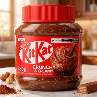 Creme Kit Kat Crunchy e Creamy 330g