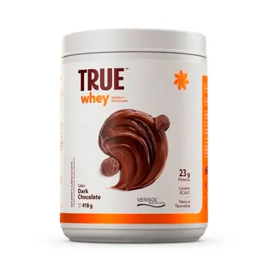 True Whey Isolado e Hidroalisado Sabor Dark Chocolate com 23g de Prote&iacute;na 418g