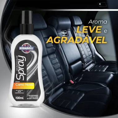 Aromatizante para Carros Rodabrill Spray Carro Novo 100ml