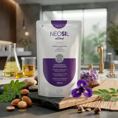 Shampoo Antiqueda Neosil Attack U.SK Passo 01 Refil 200ml