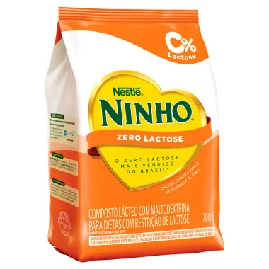 Leite em P&oacute; NINHO Zero Lactose Sach&ecirc; 700g