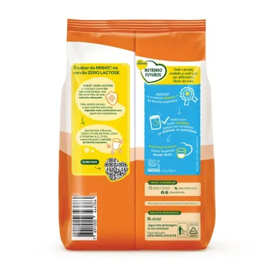 Leite em P&oacute; NINHO Zero Lactose Sach&ecirc; 700g