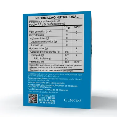 Etional Vitamina E e &Oacute;leo de Pr&iacute;mula com 60 C&aacute;psulas Moles