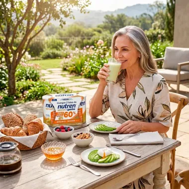Nutren Senior Zero Lactose Sem Sabor Ganhe 60% de Desconto na Segunda Lata 2 de 740g cada