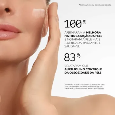 Lecieza Hidratante Facial Nano &Aacute;cido Hialur&ocirc;nico Todos os Tipos de Pele 50ml