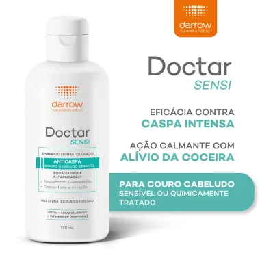 Shampoo Dermatol&oacute;gico Darrow Doctar Sensi Anticaspa 120ml