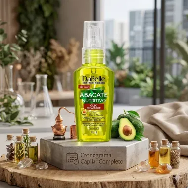 &Oacute;leo Reparador DaBelle Hair Intense Abacate Nutritivo Cabelos Ressecados e sem Brilho 45ml