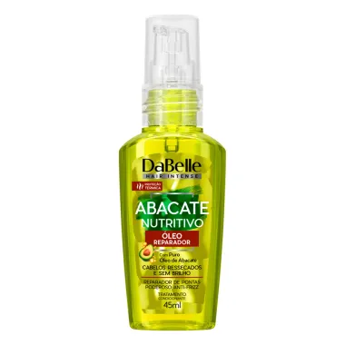 &Oacute;leo Reparador DaBelle Hair Intense Abacate Nutritivo Cabelos Ressecados e sem Brilho 45ml
