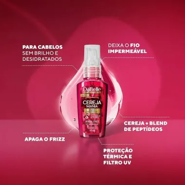 &Oacute;leo Reparador Dabelle Cereja Mania 45ml