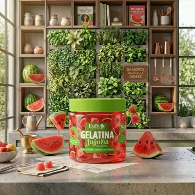 Gelatina Capilar DaBelle Jujuba de Melancia 500g